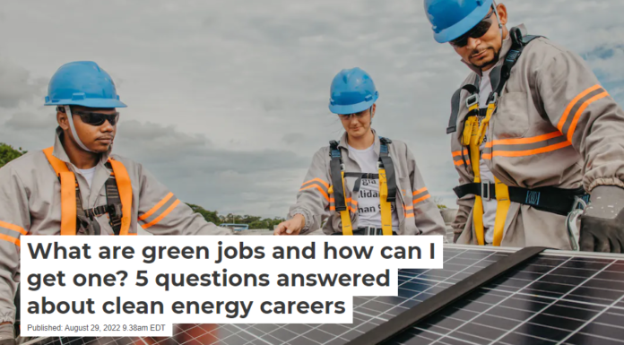 What are green jobs and how can I get one? 5 questions answered about clean energy careers