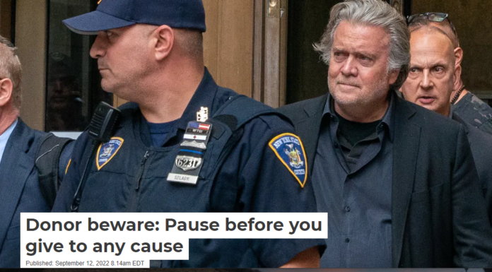 Donor beware: Pause before you give to any cause