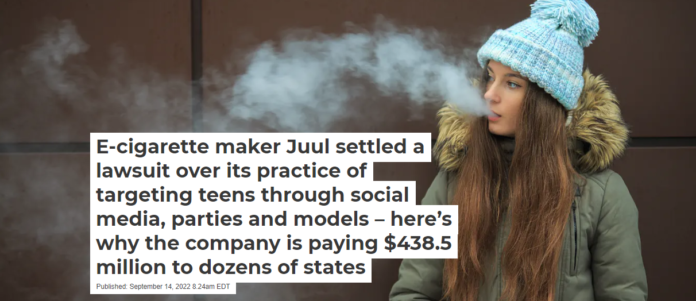 A 2021 survey revealed that more than 2 million youths in the U.S. were using e-cigarettes. Aleksandr Yu/iStock via Getty Images Plus