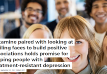 Ketamine paired with looking at smiling faces to build positive associations holds promise for helping people with treatment-resistant depression