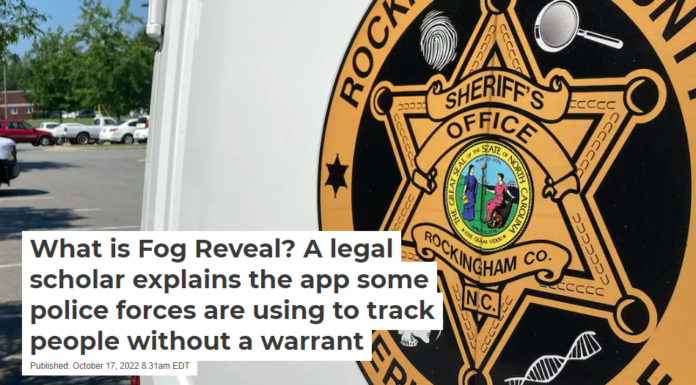 What is Fog Reveal? A legal scholar explains the app some police forces are using to track people without a warrant