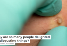 Why are so many people delighted by disgusting things?