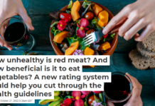 How unhealthy is red meat? And how beneficial is it to eat vegetables? A new rating system could help you cut through the health guidelines