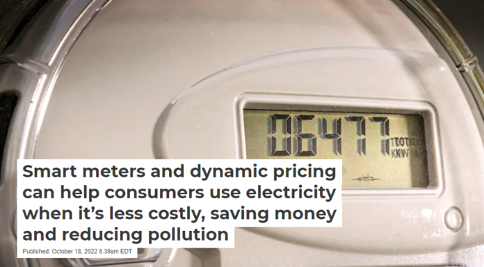 Smart meters and dynamic pricing can help consumers use electricity when it’s less costly, saving money and reducing pollution