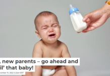 Hey, new parents – go ahead and ‘spoil’ that baby!