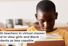 Math teachers in virtual classes tend to view girls and Black students as less capable