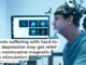 Patients suffering with hard-to-treat depression may get relief from noninvasive magnetic brain stimulation