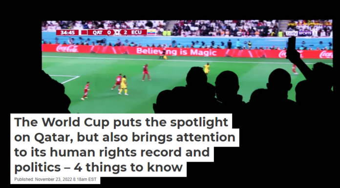 The World Cup puts the spotlight on Qatar, but also brings attention to its human rights record and politics – 4 things to know