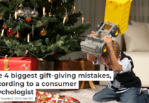 The 4 biggest gift-giving mistakes, according to a consumer psychologist