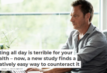 Sitting all day is terrible for your health – now, a new study finds a relatively easy way to counteract it