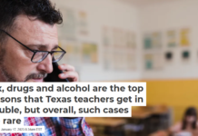 Sex, drugs and alcohol are the top reasons that Texas teachers get in trouble, but overall, such cases are rare