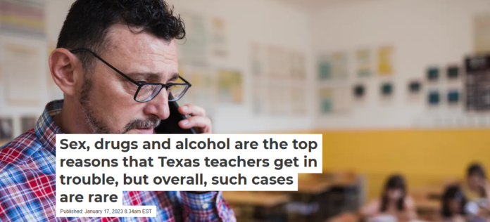 Male teachers are disproportionately more likely than women to be sanctioned for misconduct. Dobrila Vignjevic via Getty Images