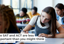 The SAT and ACT are less important than you might think