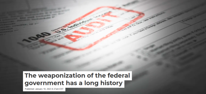 President Nixon urged the IRS to audit his perceived enemies; Donald Trump wanted to do the same. LPettet/ iStock / Getty Images Plus