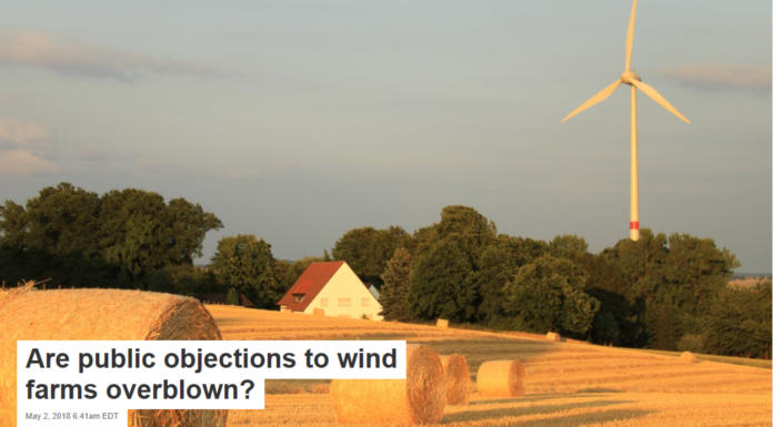 Are public objections to wind farms overblown?
