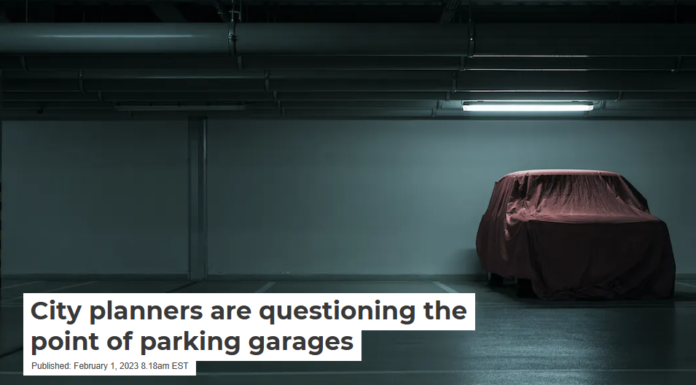 City planners are questioning the point of parking garages