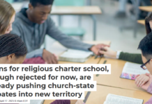 Plans for religious charter school, though rejected for now, are already pushing church-state debates into new territory