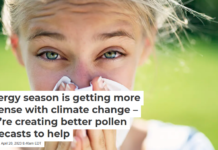 Allergy season is getting more intense with climate change – we’re creating better pollen forecasts to help