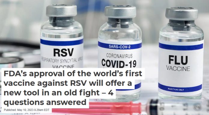 FDA’s approval of the world’s first vaccine against RSV will offer a new tool in an old fight – 4 questions answered