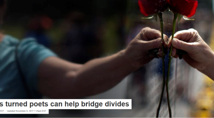 Veterans turned poets can help bridge divides