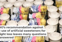 WHO’s recommendation against the use of artificial sweeteners for weight loss leaves many questions unanswered