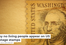 Why no living people appear on US postage stamps