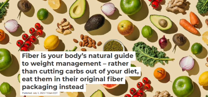 Whole foods like unprocessed fruits, vegetables and grains are typically high in fiber. Tanja Ivanova/Moment via Getty Images