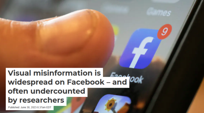 Visual misinformation is widespread on Facebook – and often undercounted by researchers