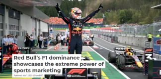 Red Bull’s F1 dominance showcases the extreme power of sports marketing