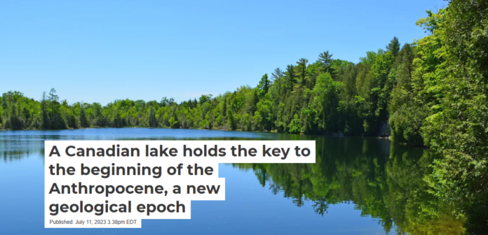 Canada’s Crawford Lake, in Ontario, was chosen for its pristine sediment record. SF photo/Shutterstock