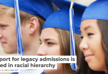 Support for legacy admissions is rooted in racial hierarchy