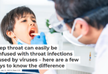 Strep throat can easily be confused with throat infections caused by viruses – here are a few ways to know the difference