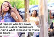 Deaf rappers who lay down rhymes in sign languages are changing what it means for music to be heard