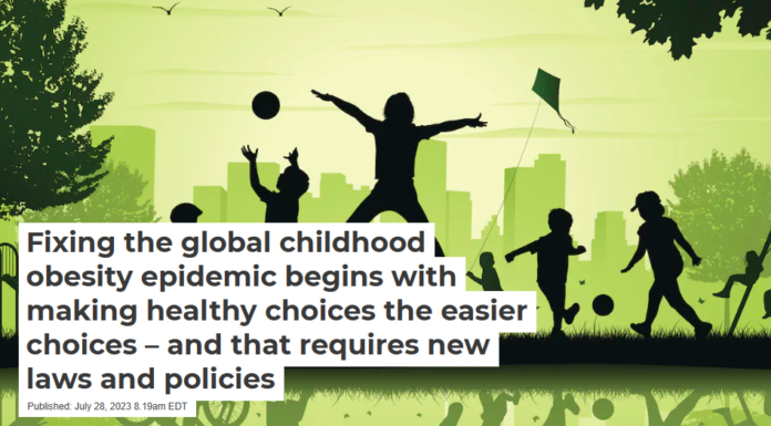 Fixing the global childhood obesity epidemic begins with making healthy choices the easier choices – and that requires new laws and policies