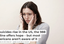 As suicides rise in the US, the 988 hotline offers hope – but most Americans aren’t aware of it