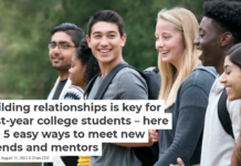 Building relationships is key for first-year college students – here are 5 easy ways to meet new friends and mentors