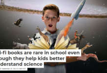 Sci-fi books are rare in school even though they help kids better understand science