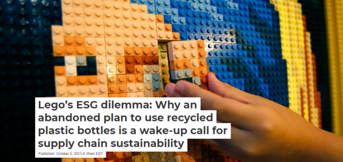 Legos are designed to last for decades. That posed a challenge when the toymaker tried to switch to recycled plastics. AP Photo/Shizuo Kambayashi