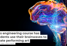 This engineering course has students use their brainwaves to create performing art