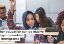 Higher education can be elusive for asylum-seekers and immigrants