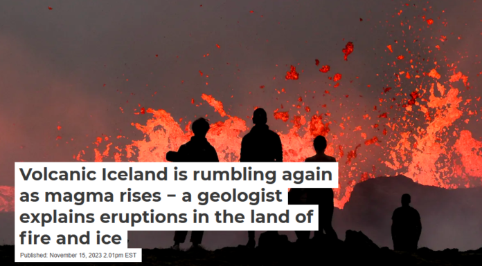Volcanic Iceland is rumbling again as magma rises − a geologist explains eruptions in the land of fire and ice