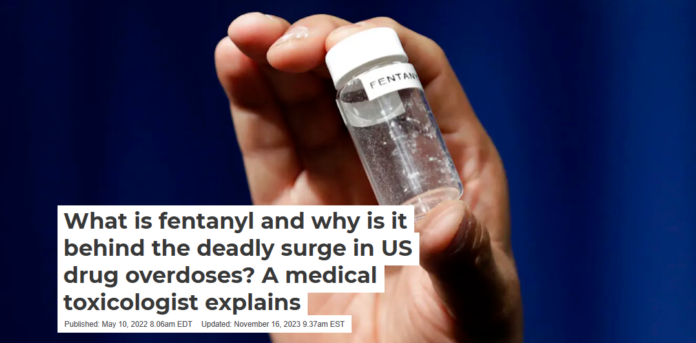 Only a small amount of fentanyl is enough to be lethal. AP Photo/Jacquelyn Martin