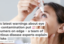 FDA’s latest warnings about eye drop contamination put consumers on edge − a team of infectious disease experts explain the risks