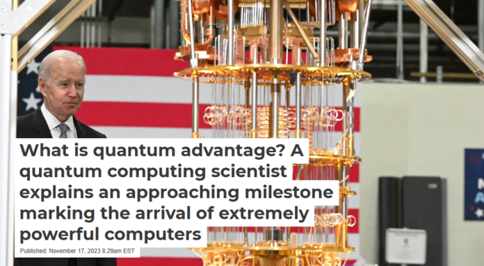 IBM’s quantum computer got President Joe Biden’s attention. Mandel Ngan/AFP via Getty Images
