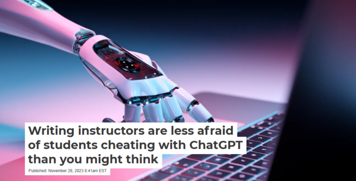 Many educators say they are worried about being unable to keep up with advances in AI. Guillaume via Getty Images