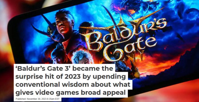 The role-playing game has sold millions of copies since its August 2023 release and is one of the highest-rated video games of all time. Pavlo Gonchar/SOPA Images/LightRocket via Getty Images