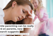 Gentle parenting can be really hard on parents, new research suggests
