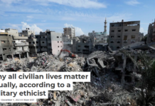 Why all civilian lives matter equally, according to a military ethicist