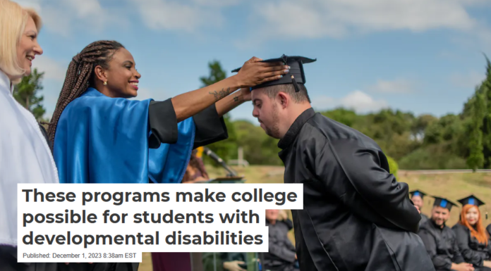 These programs make college possible for students with developmental disabilities