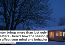 Winter brings more than just ugly sweaters – here’s how the season can affect your mind and behavior